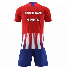 Hot Selling Cheap 2019 2020 Men Red And White Soccer Jersey Uniform