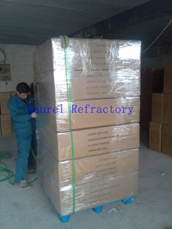 Customized Low Shrinkage Ceramic Fiber Refractory Paper For Gasketing , Sealing